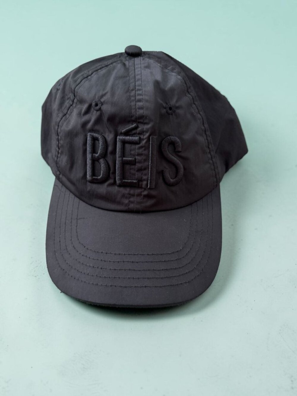 BEIS Unisex Black Adjustable Logo Baseball Hat Cap